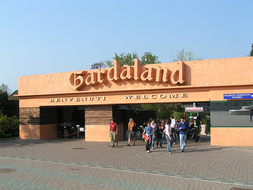 Entrance of Gardaland